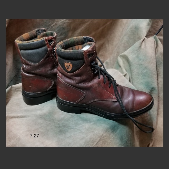 ladies leather short boots